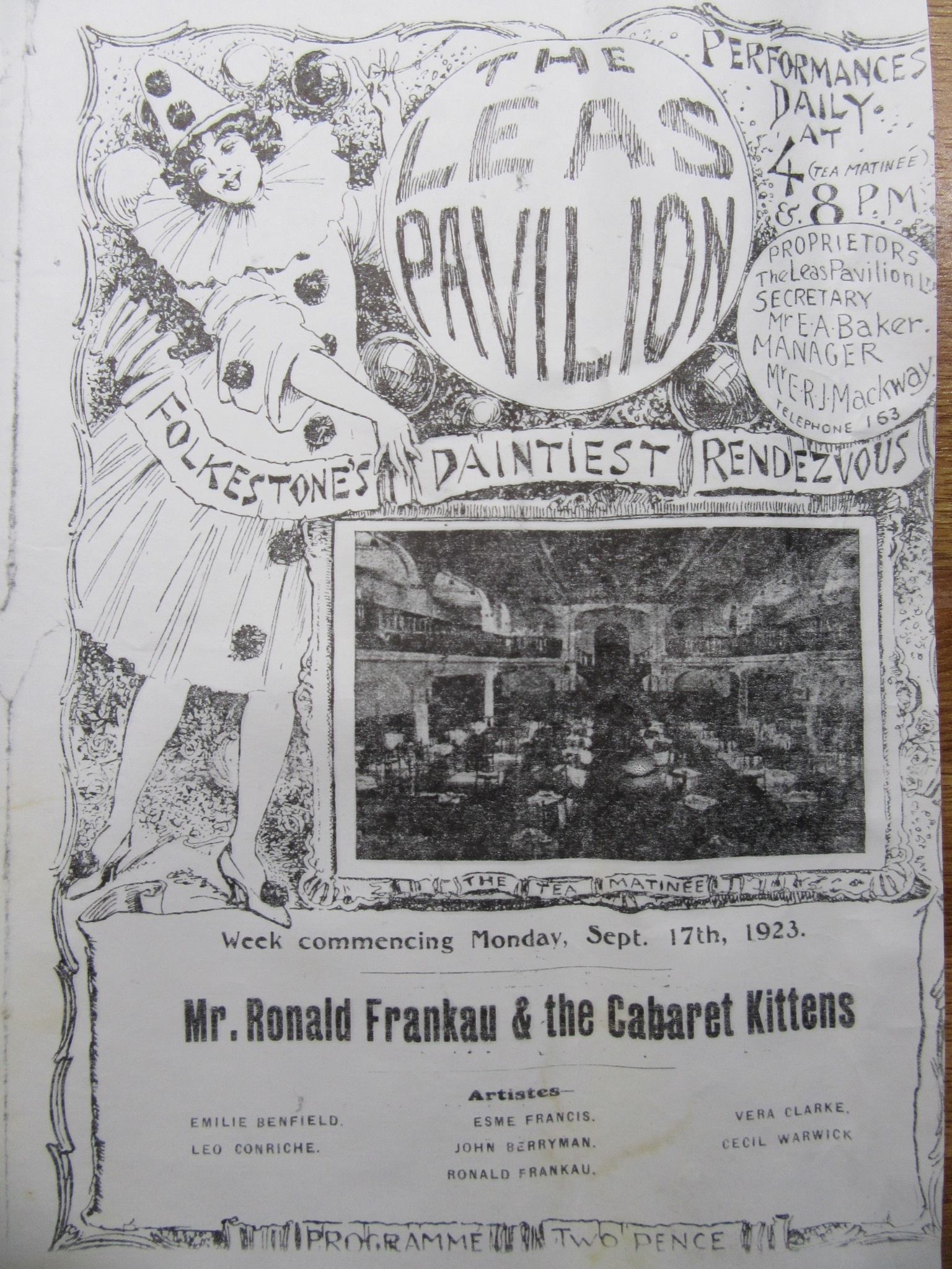 Pavilion poster 1923